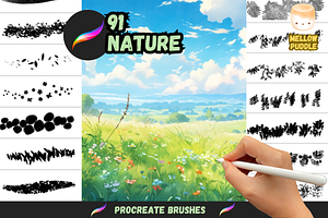 Anime Ghibli Nature Brushes