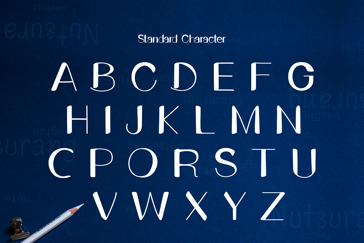 Pencil My Mind Fonts, a Serif Font by N Nakorn Creative (Photo 3 of 5)