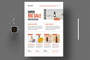 Product Sale Flyer Template Layout, a Flyer Template by MightyDesign