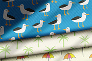 Beach Summer 10 Seamless Patterns, a Pattern Graphic by Yasmine Patterns (Thumbnail 8 of 8)
