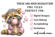 Whimsical Valentine Raccoon Clipart, an Illustration by OK Design (Thumbnail 5 of 6)