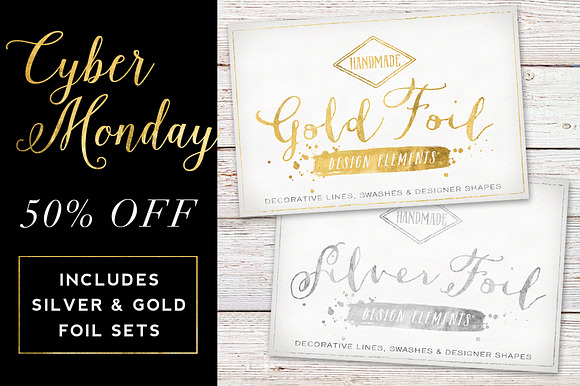 50% off Gold & Silver Foil Bundle preview 6