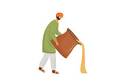 Indian cuisine cartoon illustrations, a Food Illustration by IMG visuals characters (Thumbnail 9 of 28)