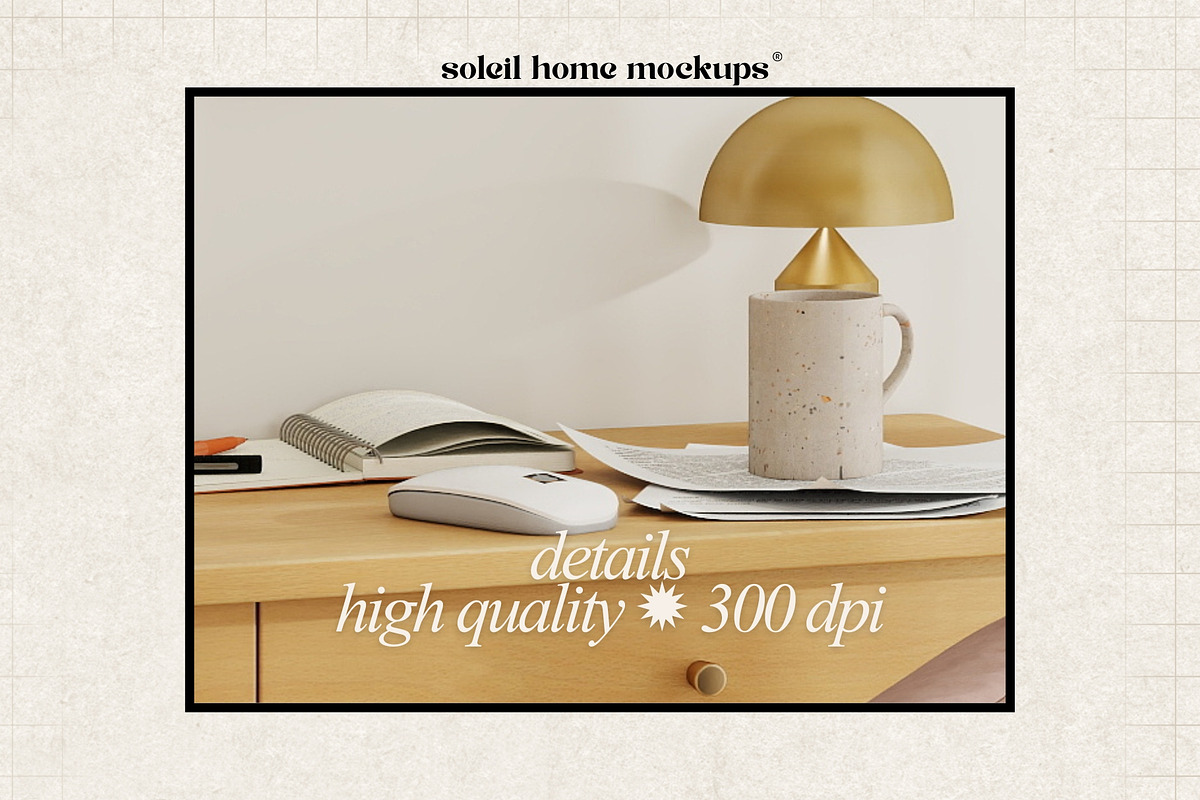 NEVA | Cozy Office Frame Mockup Set, a Household Mockup by SoleilHomeMockups (Photo 9 of 11)