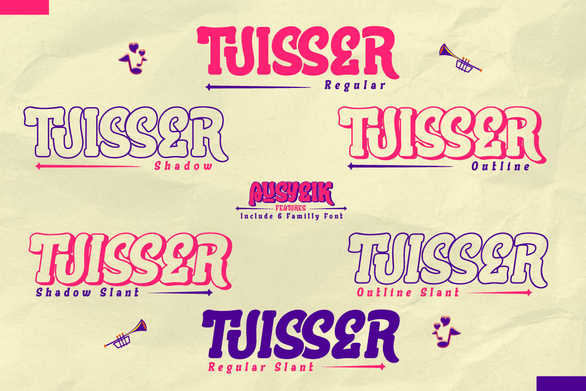 Ausyeik - Display Font, a Handwritten Font by twinstd (Photo 5 of 10)