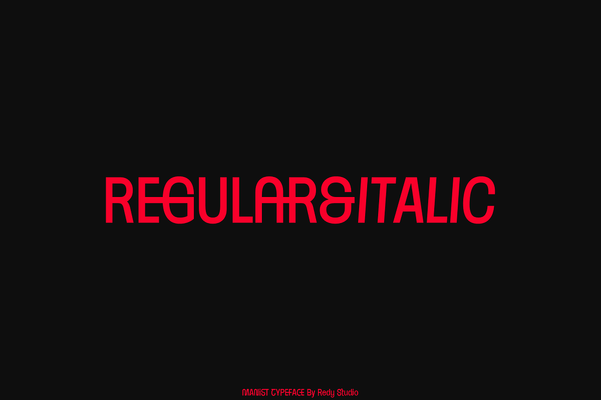 Manist - Geometric Sans Serif, a Sans Serif Font by RedyStudio (Photo 5 of 12)