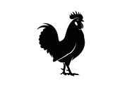 Rooster Chicken Silhouette Bundle, an Illustration by Designs_River (Thumbnail 36 of 51)