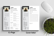 Professional Resume CV Template, a Resume Template by Blackcloud_Creations (Thumbnail 4 of 8)
