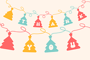 Christmas Garlands - Christmas font, a Symbol Font by Brown Cupple (Thumbnail 5 of 5)