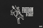 Freedom In Christ, Western Png, an Object Graphic by SharpMarketplace (Thumbnail 1 of 4)