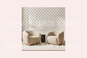 PSD Living Room Wallpaper Mockup, a Merchandise Mockup by ItsFreakinMockups (Thumbnail 2 of 4)