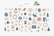 Cozy Winter Christmas Collection, a Seasonal Illustration by Little Nordic Atelier (Thumbnail 3 of 8)