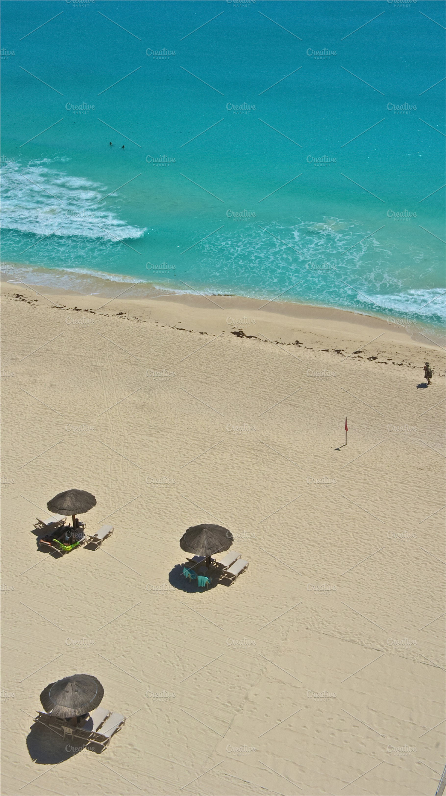 Aerial Beach Recreations
