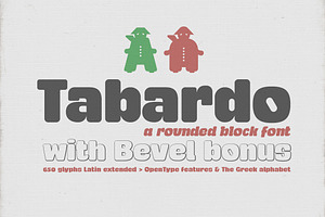 Tabardo font + bonus, a Sans Serif Font by deFharo