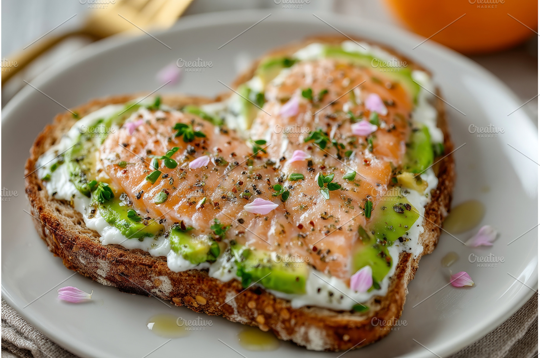 A nutritious pescetarian breakfast, a Food & Drink Photo by ZinetroN