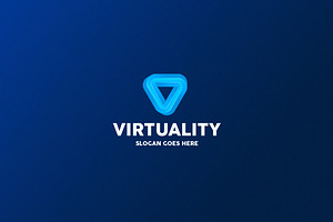 Virtuality • Letter V Logo Template