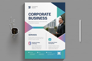 Corporate Business Flyer Design, a Flyer Template by MightyDesign