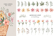 Happy Easter watercolor clipart, an Animal Illustration by BrushArtDesigns (Thumbnail 3 of 5)