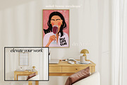 NEVA | Cozy Office Frame Mockup Set, a Household Mockup by SoleilHomeMockups (Thumbnail 5 of 11)
