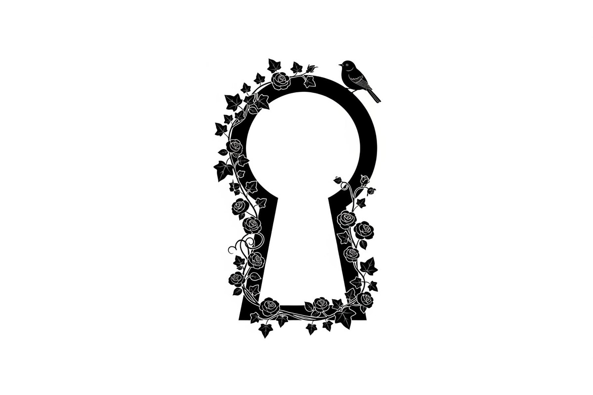 Floral Keyhole Frame SVG Bundle, an Illustration by Designs_River (Photo 19 of 31)
