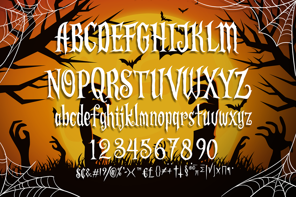 Scaryous, a Blackletter Font by dansdesign (Photo 5 of 7)
