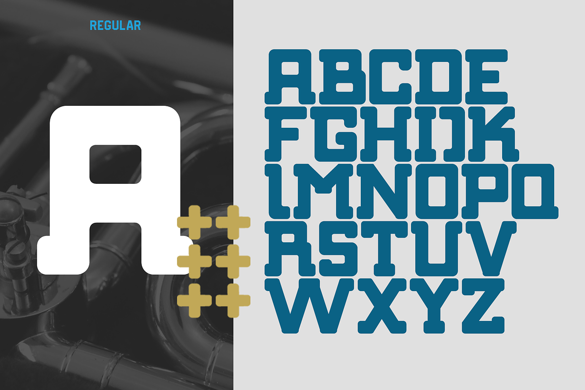 Bebop Slab Font Family preview 3