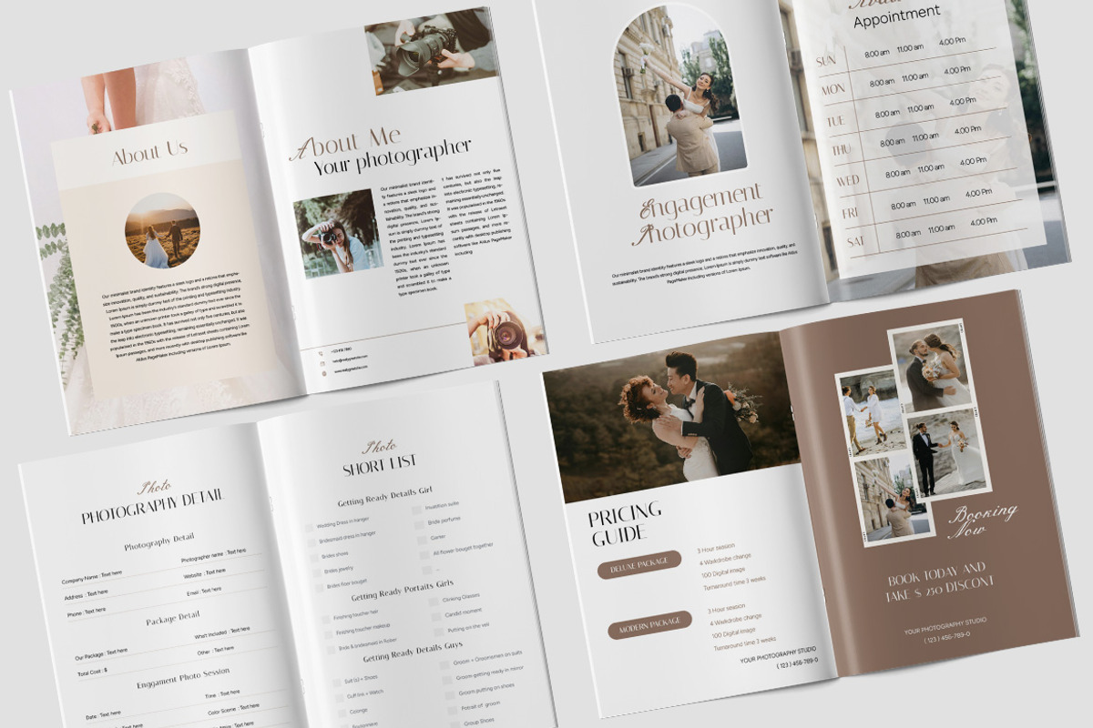 Project Wedding Planner Template, a Brochure Template by TMint Play (Photo 2 of 8)