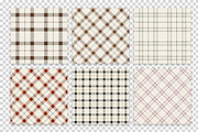 White Tartan Plaid Digital Paper Set, a Pattern Graphic by Gfx Expert Team (Thumbnail 3 of 3)