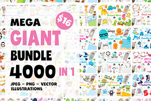 4000 In 1 - GRAPHIC GIANT BUNDLE