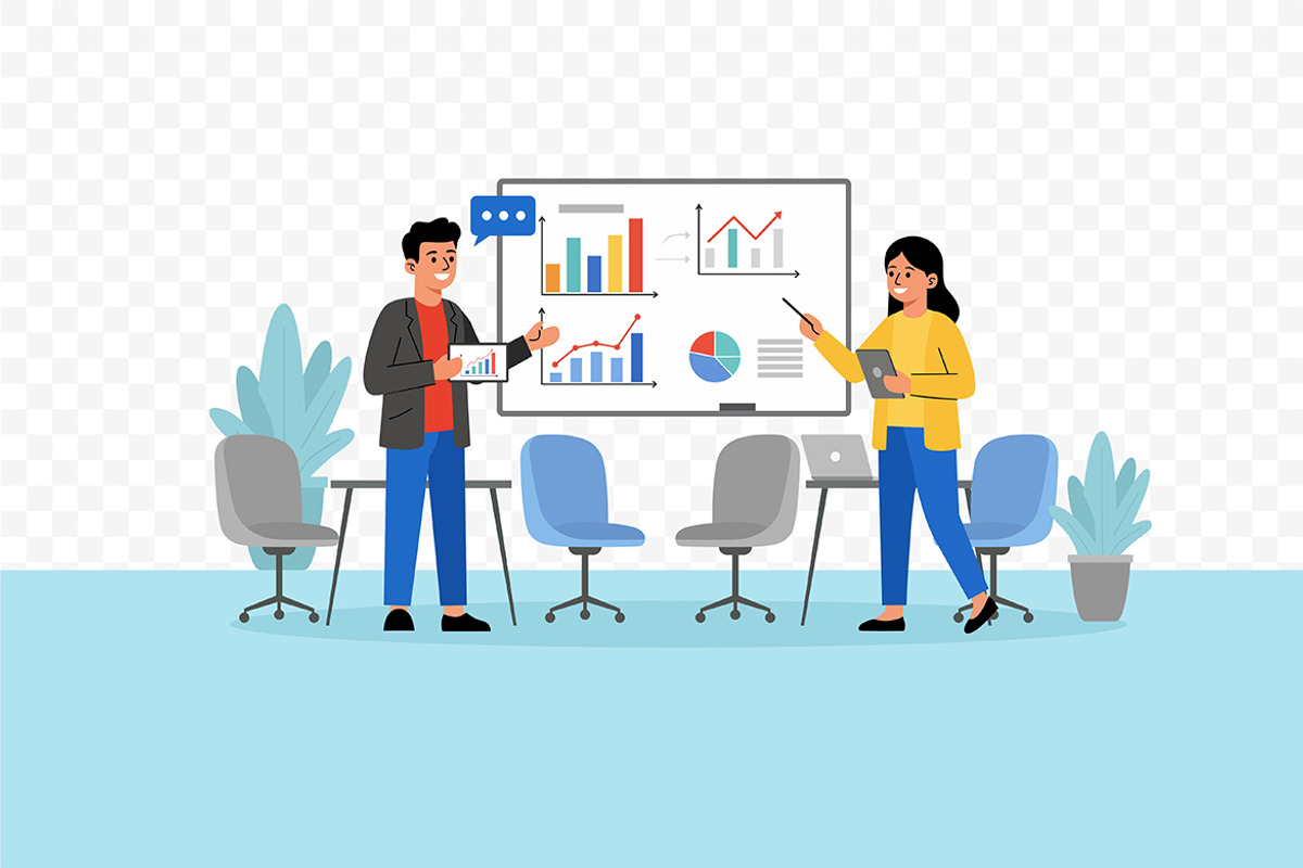 Business Dashboard and Marketing, a Finance Illustration by Partikusi Design (Photo 3 of 3)