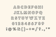 Notes Outline Font, a Sans Serif Font by Limited.studio (Thumbnail 5 of 5)