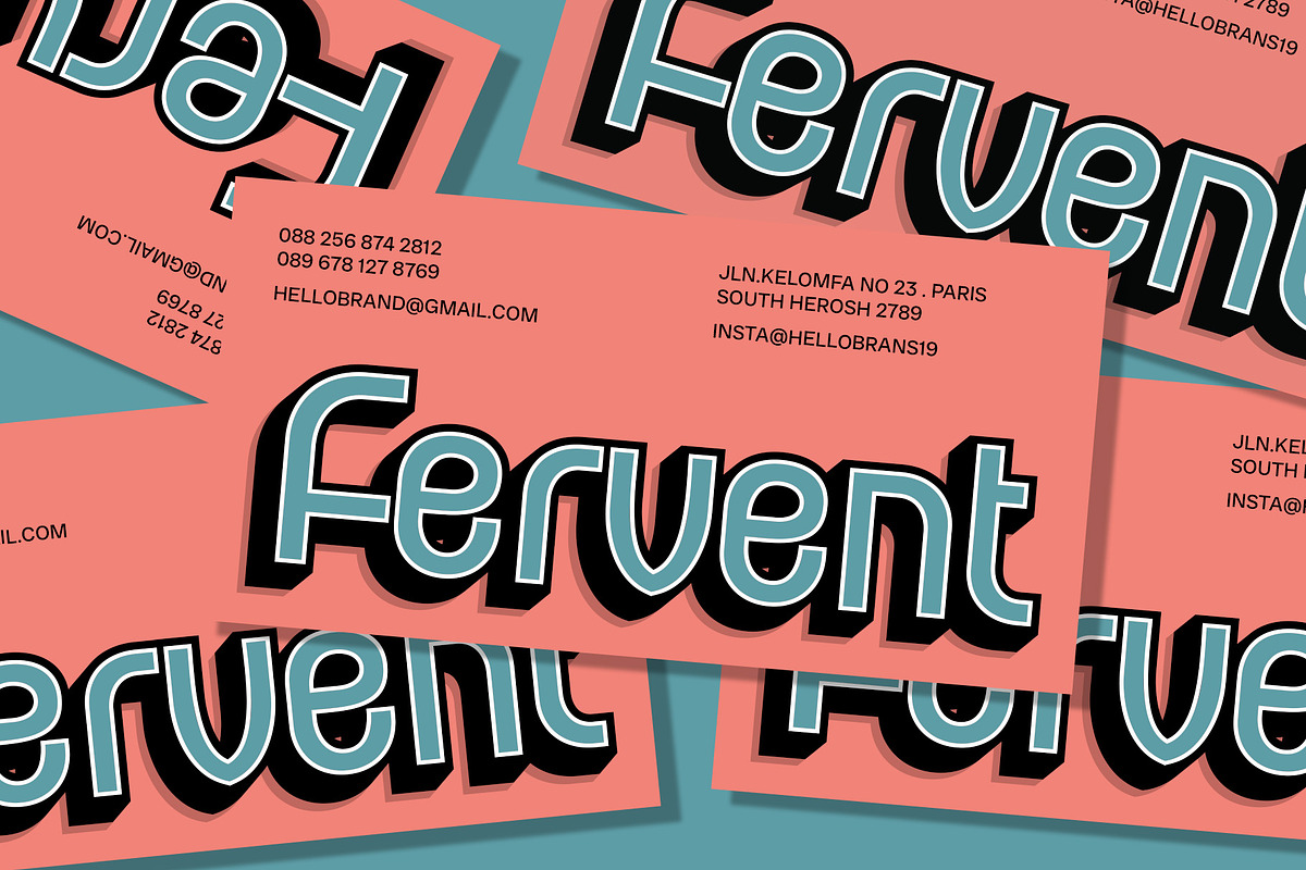 Levatta 3D, a Sans Serif Font by Craft Supply Co. (Photo 4 of 8)