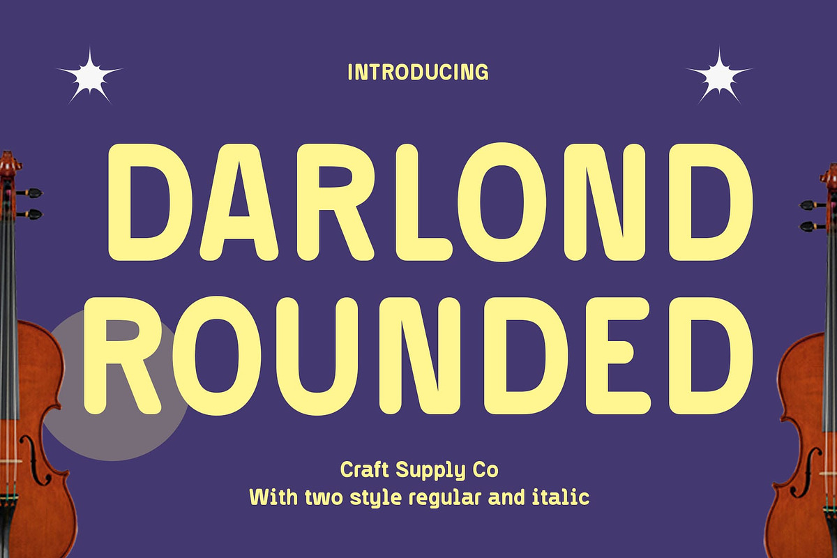 Darlond Rounded, a Sans Serif Font by Craft Supply Co. (Photo 1 of 8)
