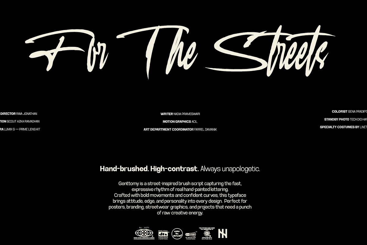 Genttomy - Street Brush Script, a Handwritten Font by Inviline.co (Photo 2 of 10)