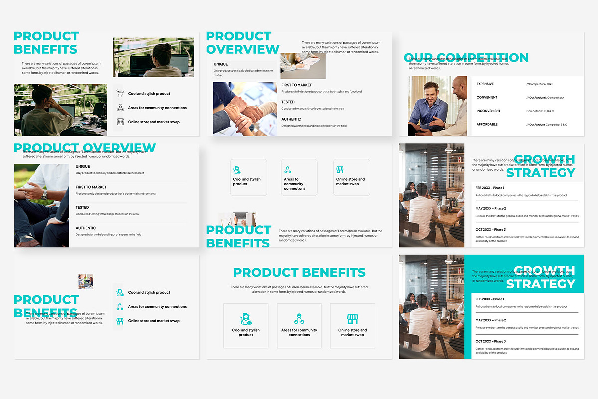 Pitch Deck Keynote Template, a Presentation Template by Gaize (Photo 6 of 10)