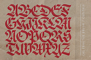 Cal Fraktur Brush, a Blackletter Font by Posterizer KG (Thumbnail 4 of 9)