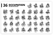 3,600 Icons x3 Styles, an Outline Icon by monkik (Thumbnail 218 of 299)