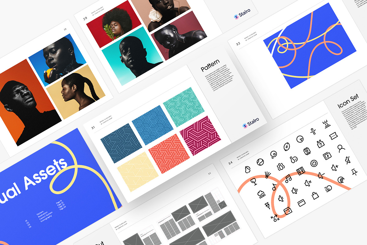 Galaxy | Brand Guidelines Template, a Presentation Template by CreativeSoup.io (Photo 8 of 12)
