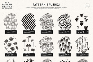 Pattern Brushes For Procreate Vol 2