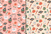 Cute Halloween Sweets Pattern, a Pattern Graphic by CreativeChristiana (Thumbnail 5 of 9)