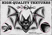 120 Procreate Tattoo Brushes, a Brush Add-On by Nuclear Brushes (Thumbnail 5 of 10)