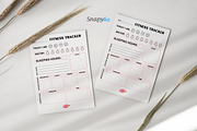 Fitness Tracker Checklist PDF, a Print Template by Snapybiz (Thumbnail 3 of 10)
