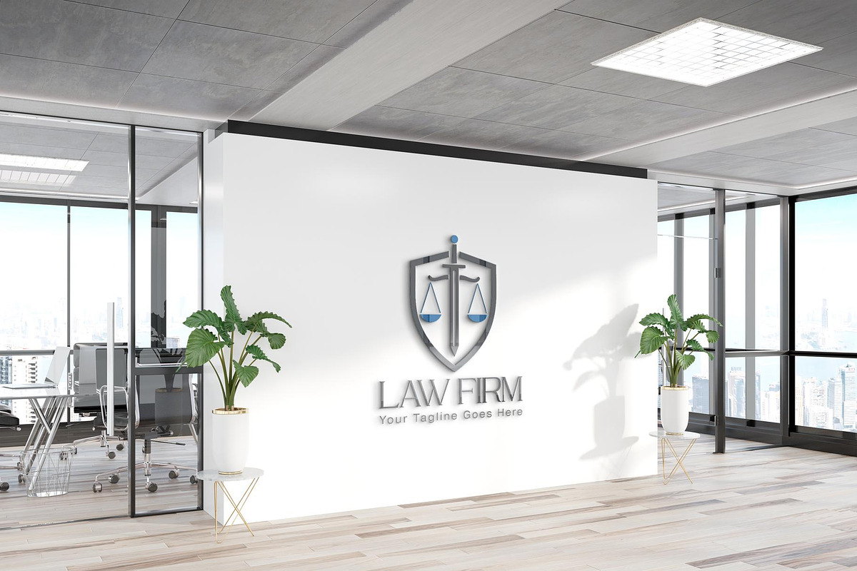Professional Law Firm Logo Design, a Branding & Logo Template by YUDesignStore (Photo 6 of 11)