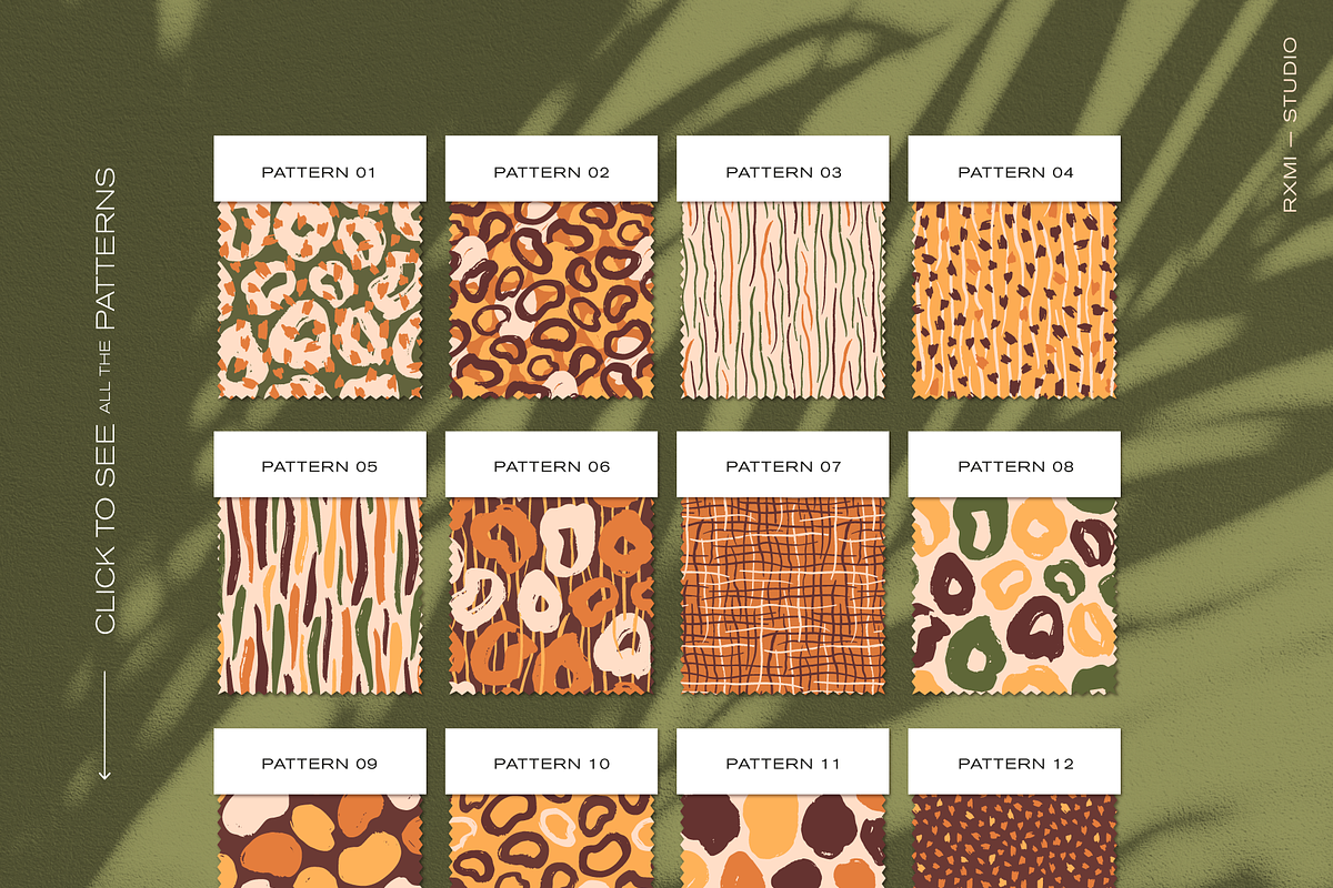 Abstract Animal Print Pattern Set, a Pattern Graphic by Rxmi Studio (Photo 8 of 9)