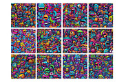 Abstract Graffiti Seamless Pattern, a Pattern Graphic by Forhadx5 (Thumbnail 4 of 11)