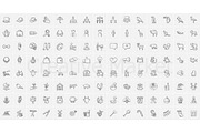 2200 vector sketch icons mega pack, an Outline Icon by Visual Generation (Thumbnail 2 of 21)