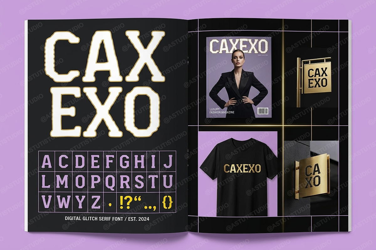 Caxexo - Modern Elegant Serif, a Serif Font by Astuti Studio (Photo 5 of 25)