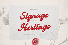 Signage Heritage | Vintage Script
