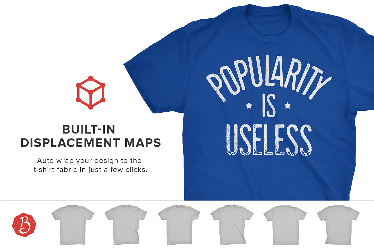 Next Level Cotton T-Shirt Mockups, a Shirt Mockup by Brent Galloway (Photo 3 of 5)