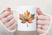 Watercolor Plaid Autumn Clipart, an Illustration by Sublimation Artist (Thumbnail 5 of 6)